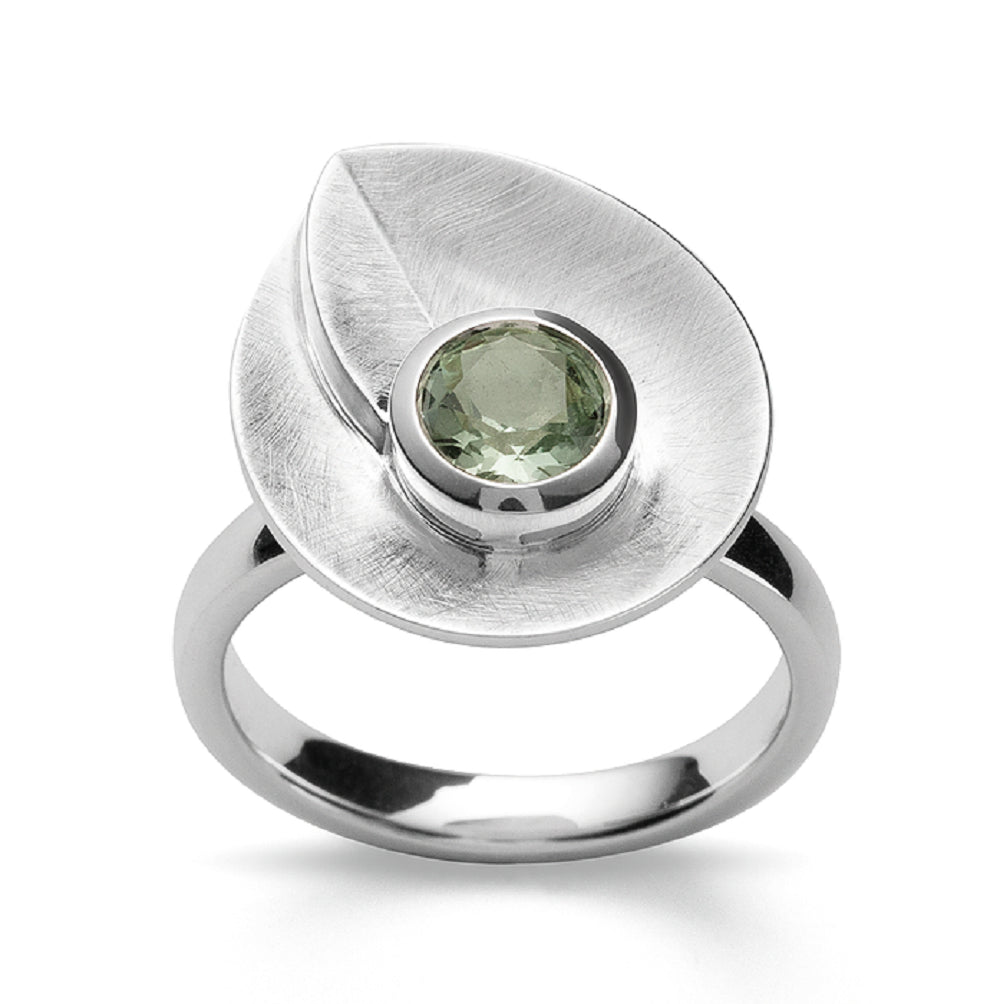 Bastian Silver Green Amethyst Ring john-franich-jewellers-nz