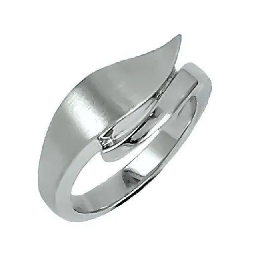 Breuning Sterling Silver Satin Weave Ring john-franich-jewellers-nz