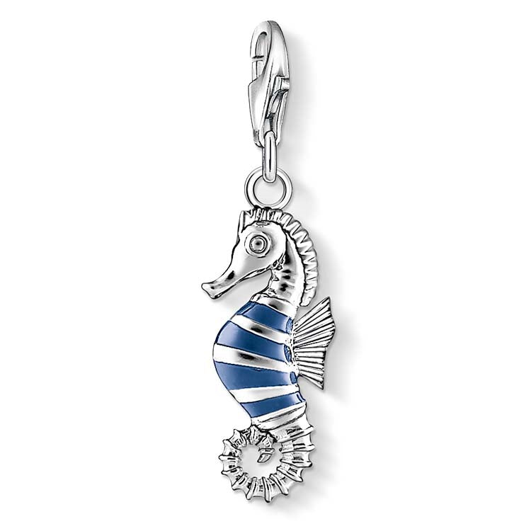 THOMAS SABO C/CLUB BLUE STRIPE SEAHORSE