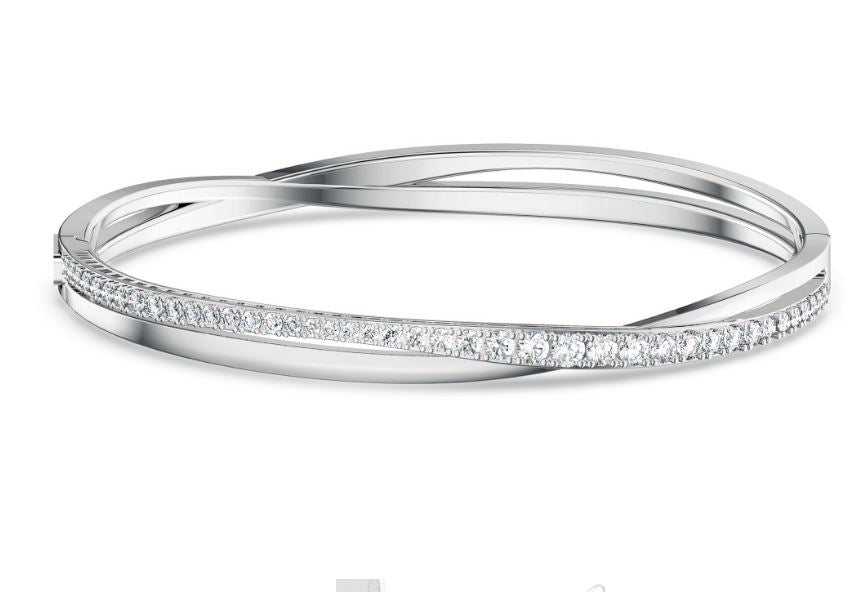 SWAROVKSI TWIST:BANGLE, WHITE