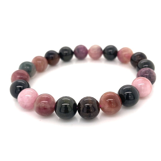 Tourmaline Beads Stretch Bracelet