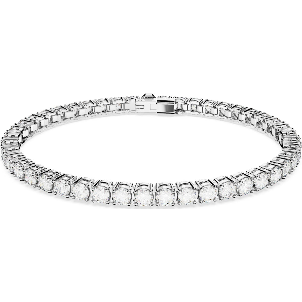 SWAROVSKI RE MATRIX:TENNIS BRACELET WHITE M